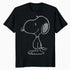 Peanuts Snoopy Stencil Grain Urban Street Art Retro 80s 90s Official Men's T-Shirt