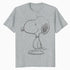 Peanuts Snoopy Stencil Grain Urban Street Art Retro 80s 90s Official Men's T-Shirt
