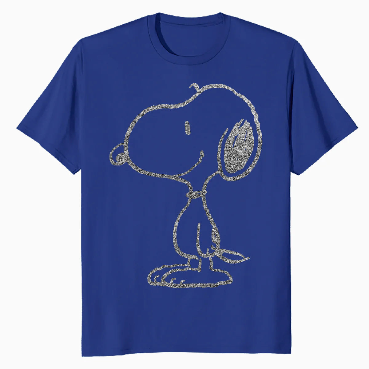 Peanuts Snoopy Stencil Grain Urban Street Art Retro 80s 90s Official Men's T-Shirt