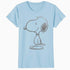 Peanuts Snoopy Stencil Grain Urban Street Art Retro 80s 90s Official Women's SKINNY FIT T-Shirt