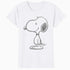 Peanuts Snoopy Stencil Grain Urban Street Art Retro 80s 90s Official Women's SKINNY FIT T-Shirt