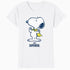 Peanuts Snoopy Super Superhero Vintage Classic 80s 90s Comic Official Women's SKINNY FIT T-Shirt
