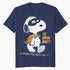Peanuts Snoopy The Daring Superhero Retro 80s 90s Cartoon Official Men's T-Shirt