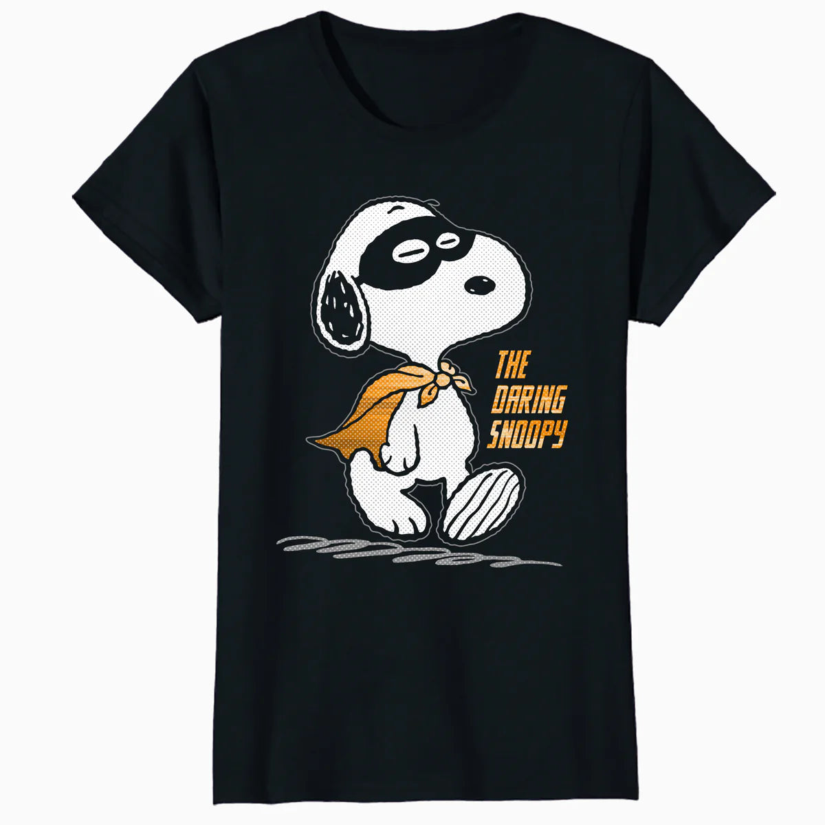 Peanuts Snoopy The Daring Superhero Retro 80s 90s Cartoon Official Women's SKINNY FIT T-Shirt