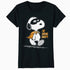 Peanuts Snoopy The Daring Superhero Retro 80s 90s Cartoon Official Women's SKINNY FIT T-Shirt