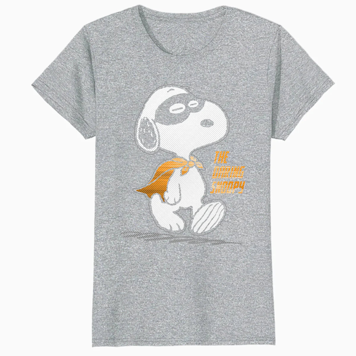 Peanuts Snoopy The Daring Superhero Retro 80s 90s Cartoon Official Women's SKINNY FIT T-Shirt