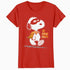 Peanuts Snoopy The Daring Superhero Retro 80s 90s Cartoon Official Women's SKINNY FIT T-Shirt