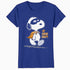 Peanuts Snoopy The Daring Superhero Retro 80s 90s Cartoon Official Women's SKINNY FIT T-Shirt