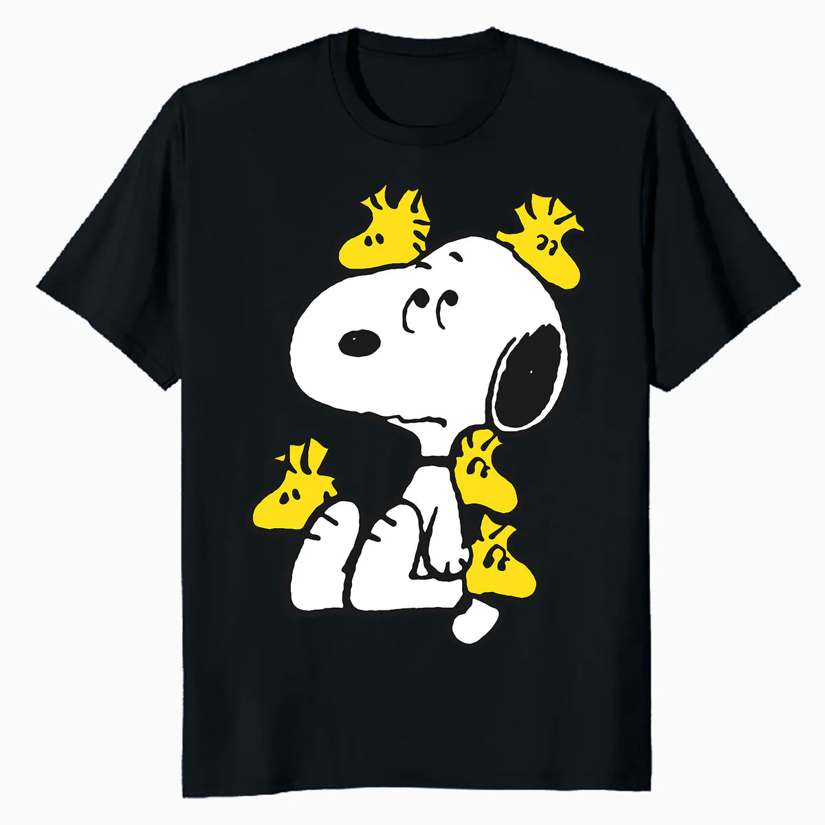Peanuts Snoopy Woodstock Annoying Friend Funny Lol Retro 90s Official Men's T-Shirt