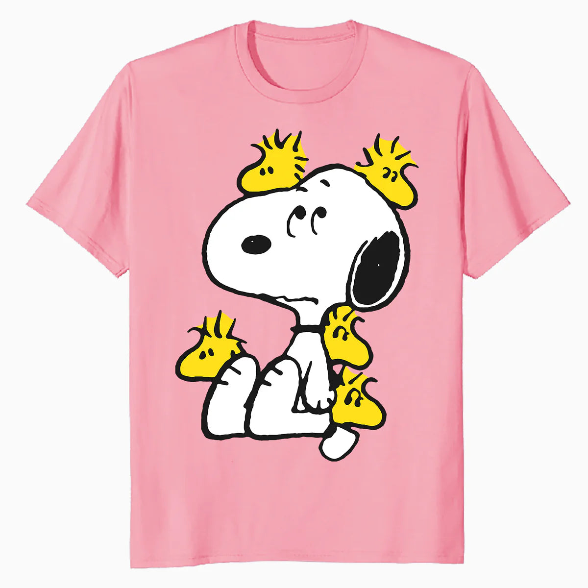 Peanuts Snoopy Woodstock Annoying Friend Funny Lol Retro 90s Official Men's T-Shirt