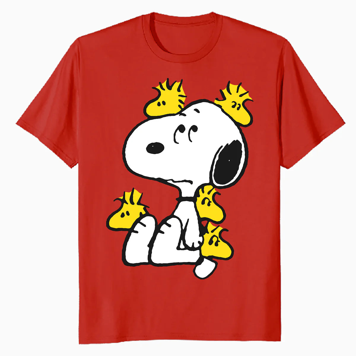 Peanuts Snoopy Woodstock Annoying Friend Funny Lol Retro 90s Official Men's T-Shirt