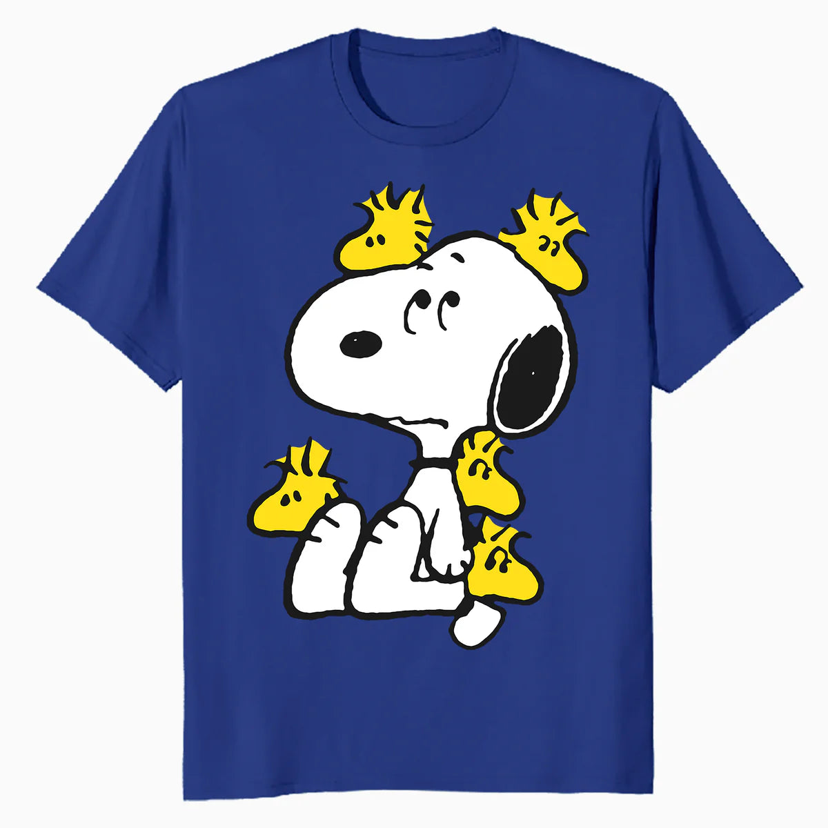 Peanuts Snoopy Woodstock Annoying Friend Funny Lol Retro 90s Official Men's T-Shirt