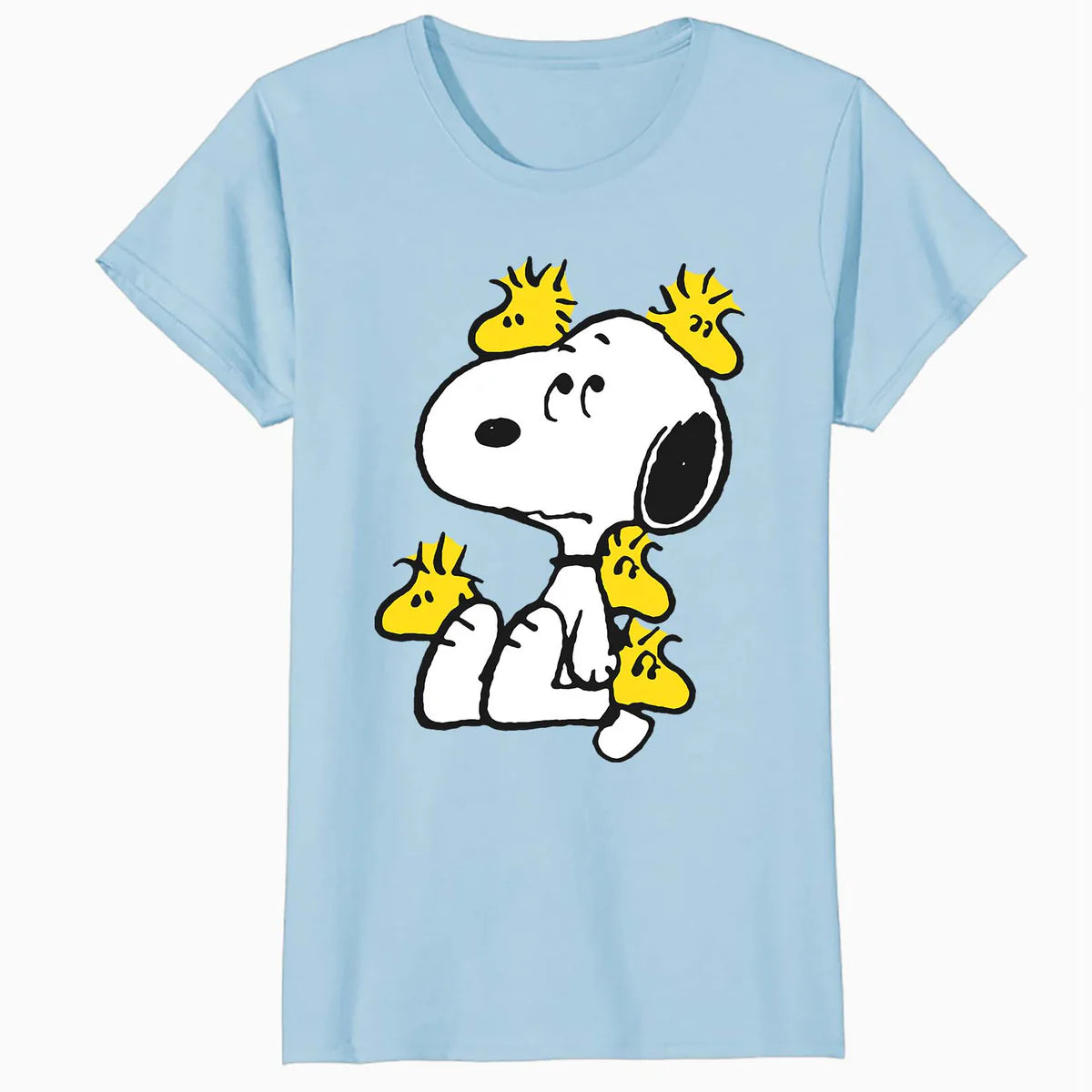 Peanuts Snoopy Woodstock Annoying Friend Funny Lol Retro 90s Official Women's SKINNY FIT T-Shirt