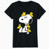 Peanuts Snoopy Woodstock Annoying Friend Funny Lol Retro 90s Official Women's SKINNY FIT T-Shirt