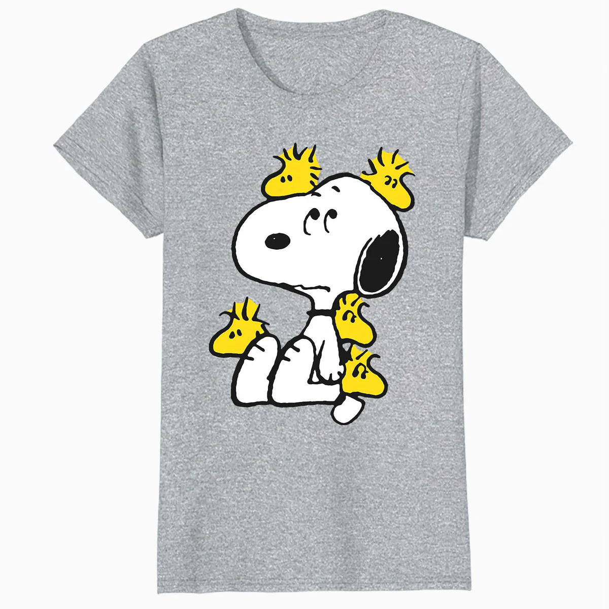 Peanuts Snoopy Woodstock Annoying Friend Funny Lol Retro 90s Official Women's SKINNY FIT T-Shirt