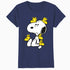 Peanuts Snoopy Woodstock Annoying Friend Funny Lol Retro 90s Official Women's SKINNY FIT T-Shirt