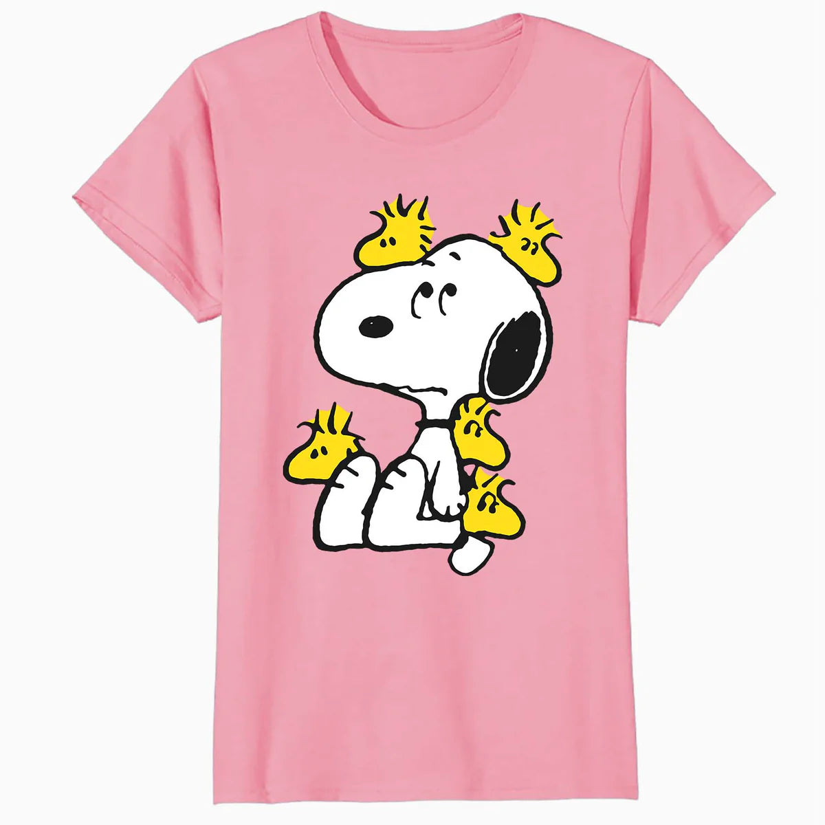Peanuts Snoopy Woodstock Annoying Friend Funny Lol Retro 90s Official Women's SKINNY FIT T-Shirt