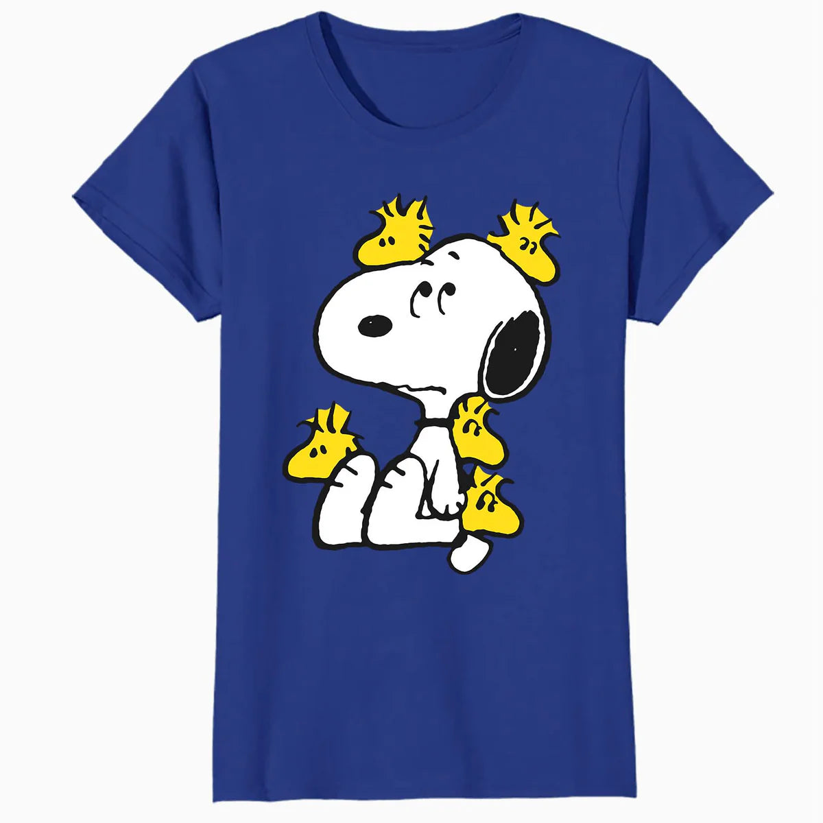 Peanuts Snoopy Woodstock Annoying Friend Funny Lol Retro 90s Official Women's SKINNY FIT T-Shirt
