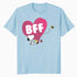 Peanuts Snoopy Woodstock BFF Pink Heart Vintage Classic Official Men's T-Shirt