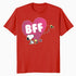 Peanuts Snoopy Woodstock BFF Pink Heart Vintage Classic Official Men's T-Shirt