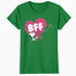 Peanuts Snoopy Woodstock BFF Pink Heart Vintage Classic Official Women's SKINNY FIT T-Shirt
