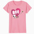 Peanuts Snoopy Woodstock BFF Pink Heart Vintage Classic Official Women's SKINNY FIT T-Shirt