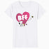 Peanuts Snoopy Woodstock BFF Pink Heart Vintage Classic Official Women's SKINNY FIT T-Shirt
