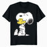 Peanuts Snoopy Woodstock Vintage Hug BFFs Love Retro 80s 90s Official Men's T-Shirt