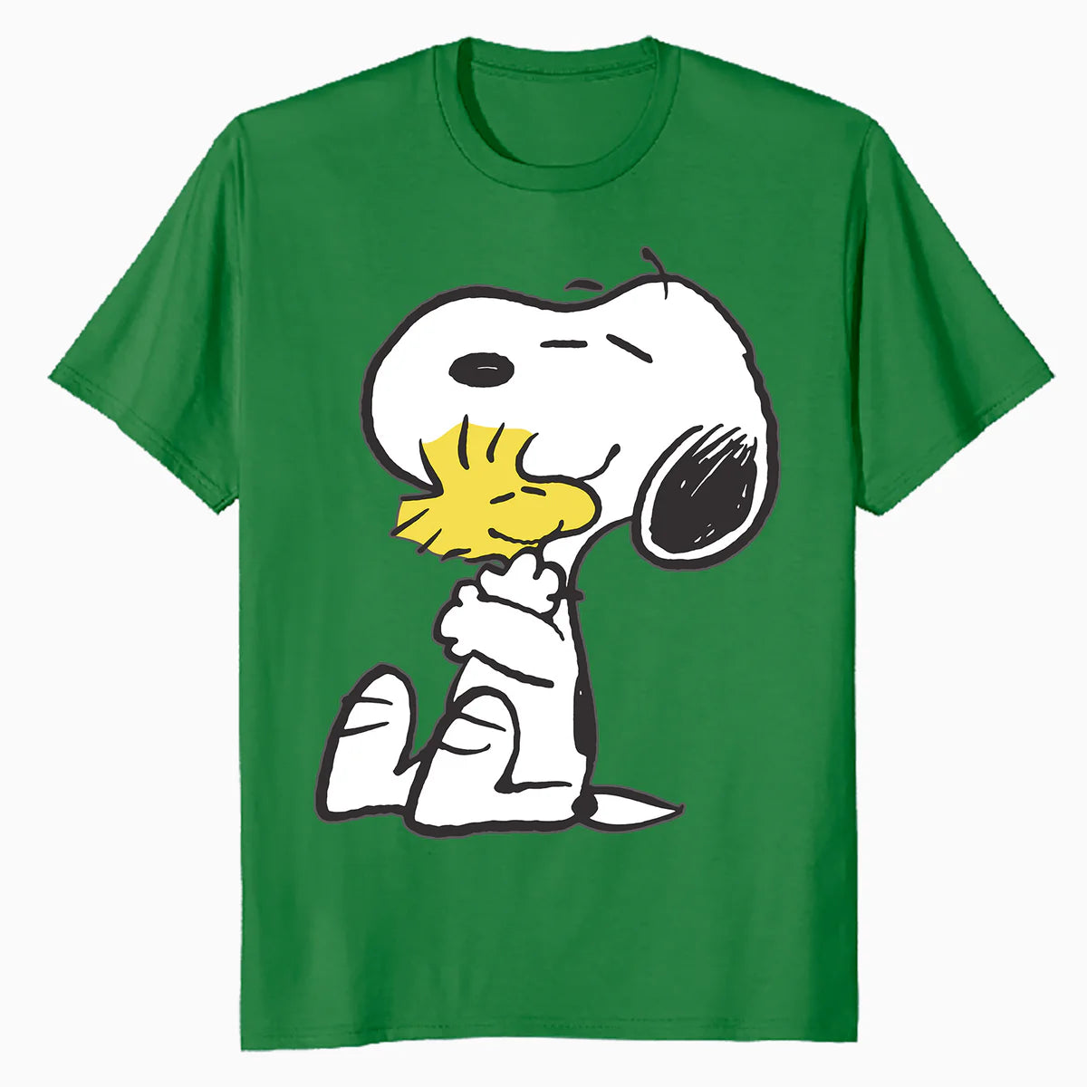 Peanuts Snoopy Woodstock Vintage Hug BFFs Love Retro 80s 90s Official Men's T-Shirt