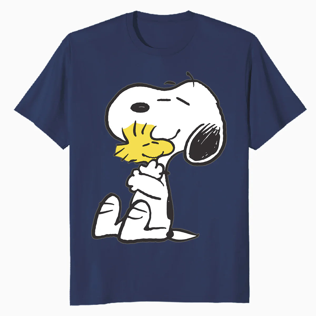 Peanuts Snoopy Woodstock Vintage Hug BFFs Love Retro 80s 90s Official Men's T-Shirt