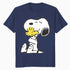 Peanuts Snoopy Woodstock Vintage Hug BFFs Love Retro 80s 90s Official Men's T-Shirt