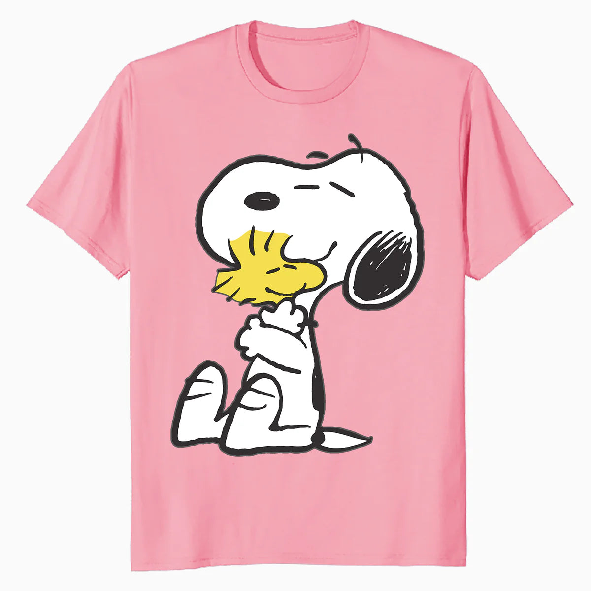 Peanuts Snoopy Woodstock Vintage Hug BFFs Love Retro 80s 90s Official Men's T-Shirt