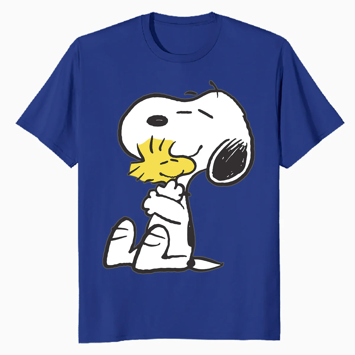 Peanuts Snoopy Woodstock Vintage Hug BFFs Love Retro 80s 90s Official Men's T-Shirt