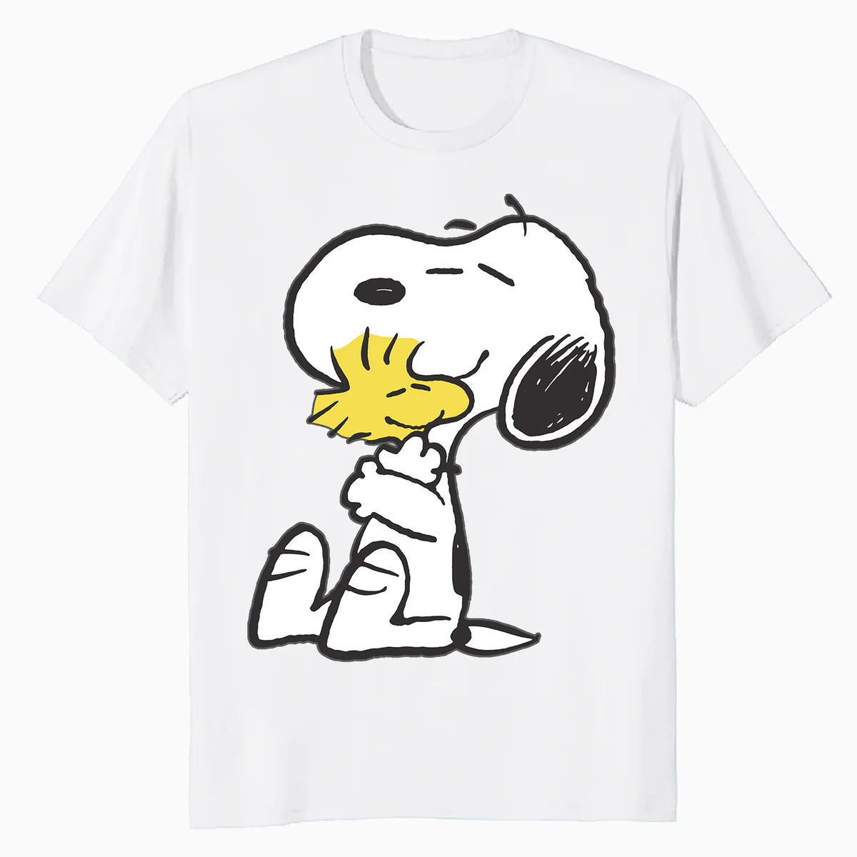 Peanuts Snoopy Woodstock Vintage Hug BFFs Love Retro 80s 90s Official Men's T-Shirt