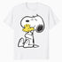Peanuts Snoopy Woodstock Vintage Hug BFFs Love Retro 80s 90s Official Men's T-Shirt