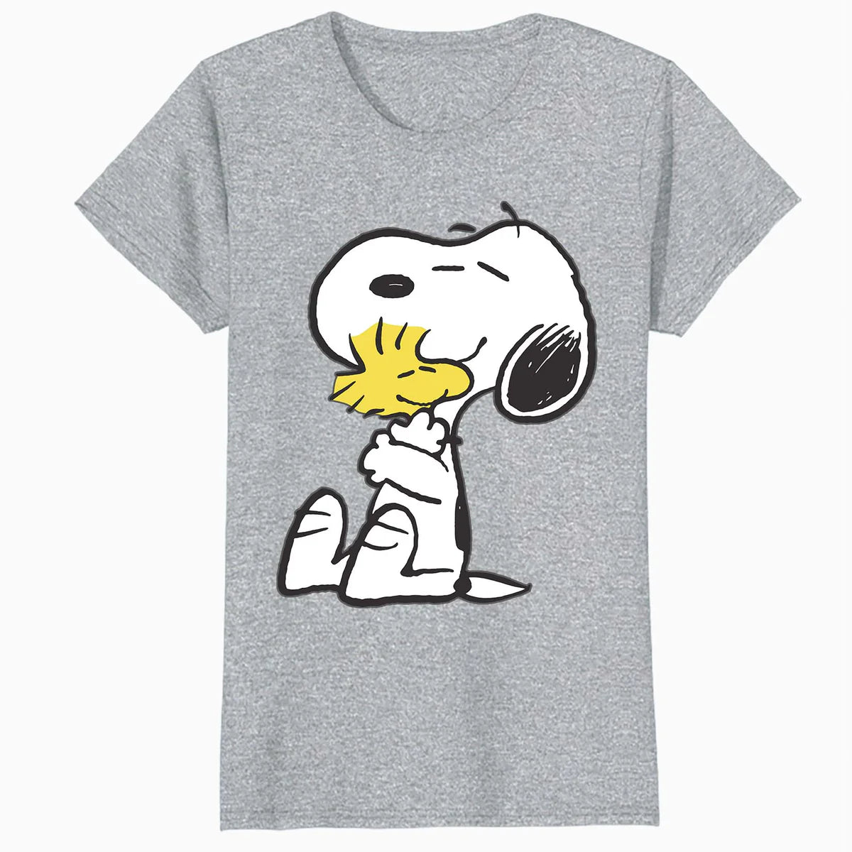Peanuts Snoopy Woodstock Vintage Hug BFFs Love Retro 80s 90s Official Women's SKINNY FIT T-Shirt