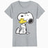 Peanuts Snoopy Woodstock Vintage Hug BFFs Love Retro 80s 90s Official Women's SKINNY FIT T-Shirt