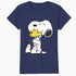 Peanuts Snoopy Woodstock Vintage Hug BFFs Love Retro 80s 90s Official Women's SKINNY FIT T-Shirt