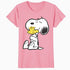 Peanuts Snoopy Woodstock Vintage Hug BFFs Love Retro 80s 90s Official Women's SKINNY FIT T-Shirt