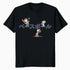 Peanuts Tokyo Snoopy Charlie Brown Lucy Retro Kanji Baseball Official Men's T-Shirt