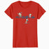 Peanuts Tokyo Snoopy Charlie Brown Lucy Retro Kanji Baseball Official Women's SKINNY FIT T-Shirt