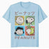 Peanuts Tokyo Snoopy Charlie Brown Manga Retro 90s Pop Art Official Men's T-Shirt