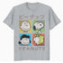 Peanuts Tokyo Snoopy Charlie Brown Manga Retro 90s Pop Art Official Men's T-Shirt