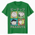 Peanuts Tokyo Snoopy Charlie Brown Manga Retro 90s Pop Art Official Men's T-Shirt