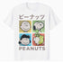 Peanuts Tokyo Snoopy Charlie Brown Manga Retro 90s Pop Art Official Men's T-Shirt