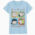 Peanuts Tokyo Snoopy Charlie Brown Manga Retro 90s Pop Art Official Women's SKINNY FIT T-Shirt