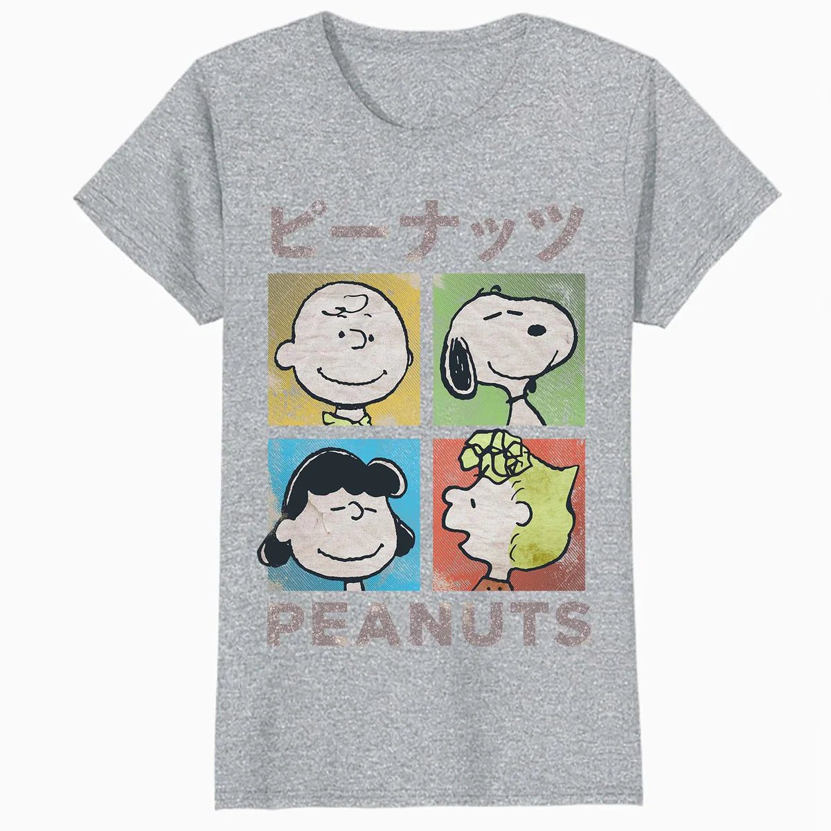 Peanuts Tokyo Snoopy Charlie Brown Manga Retro 90s Pop Art Official Women's SKINNY FIT T-Shirt