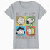 Peanuts Tokyo Snoopy Charlie Brown Manga Retro 90s Pop Art Official Women's SKINNY FIT T-Shirt