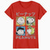 Peanuts Tokyo Snoopy Charlie Brown Manga Retro 90s Pop Art Official Women's SKINNY FIT T-Shirt
