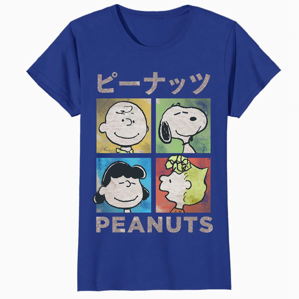 Peanuts Tokyo Snoopy Charlie Brown Manga Retro 90s Pop Art Official Women's SKINNY FIT T-Shirt